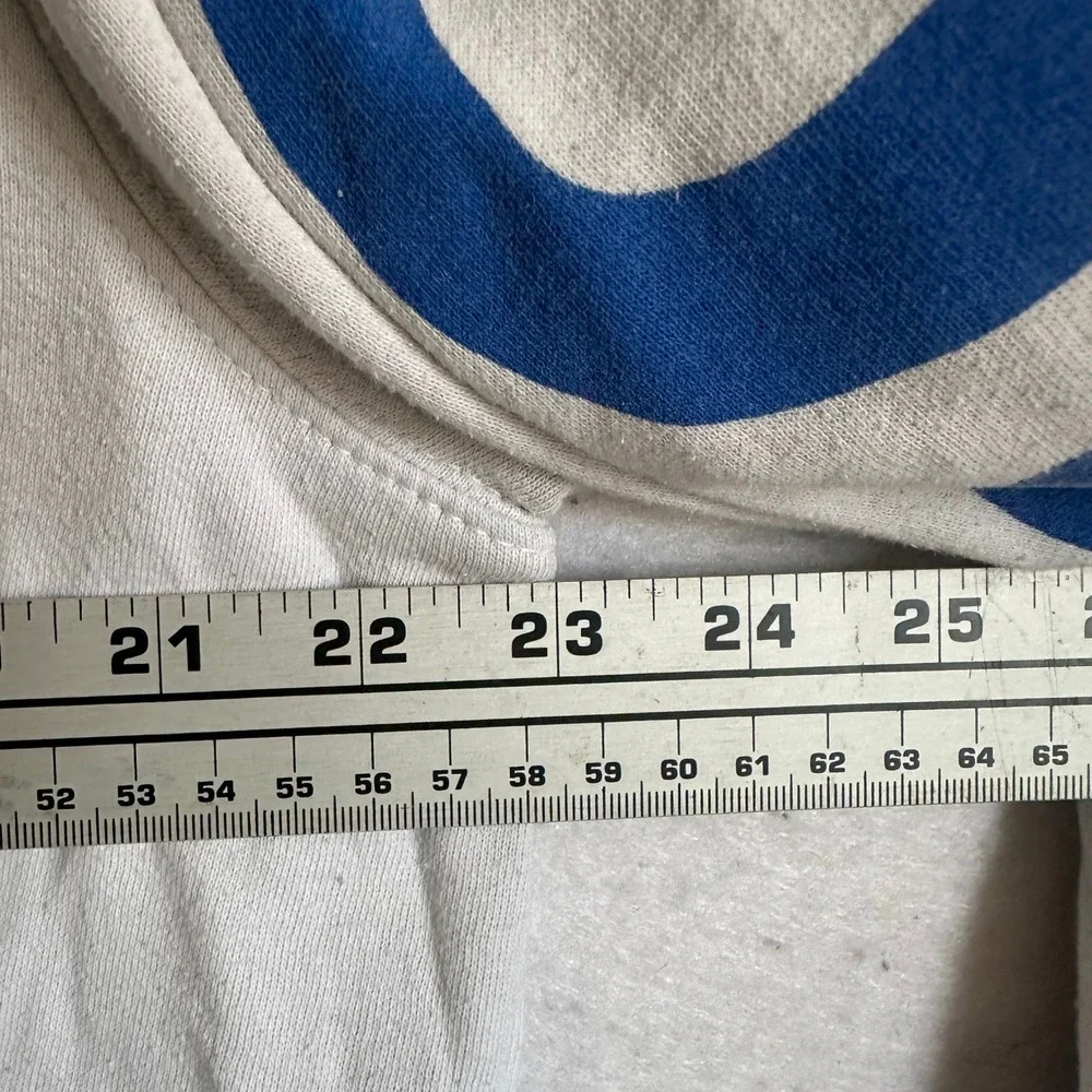 The North Face Mens USA Flag Graphic Hoodie White Blue XL Pullover Sweatshirt